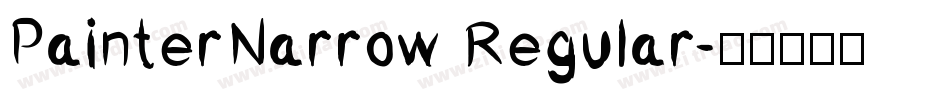 PainterNarrow Regular字体转换